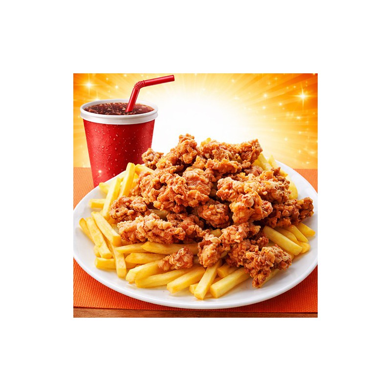 Poulet Popcorn Combo