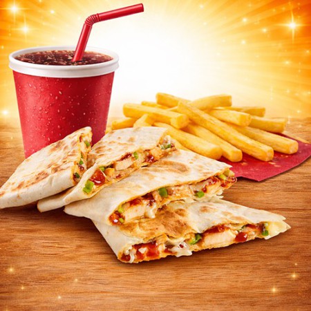 Quesadilla Poulet Combo