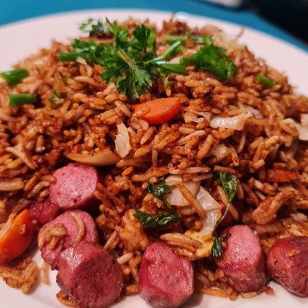 Riz Cantonais aux Saucisses