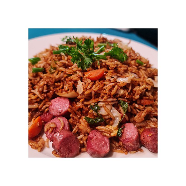 Riz Cantonais aux Saucisses