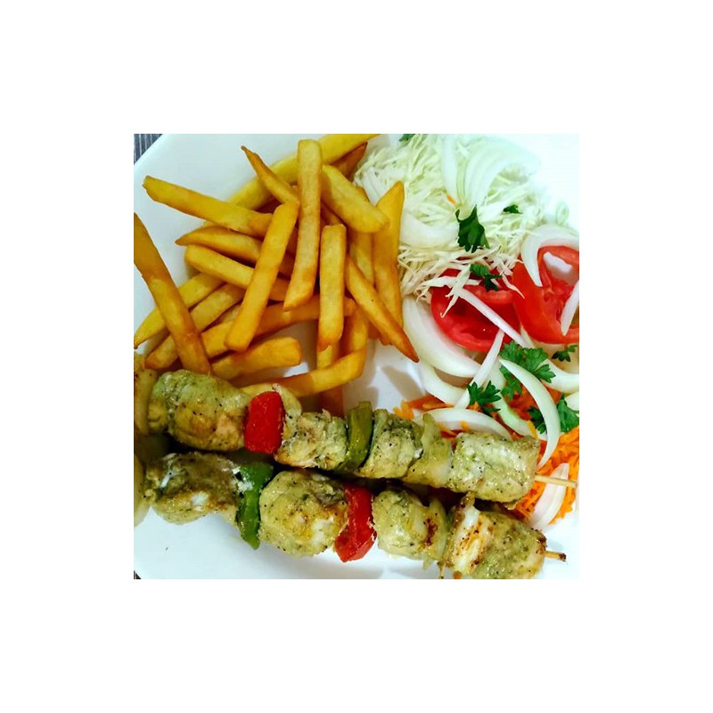 Lotte Frites et Salade