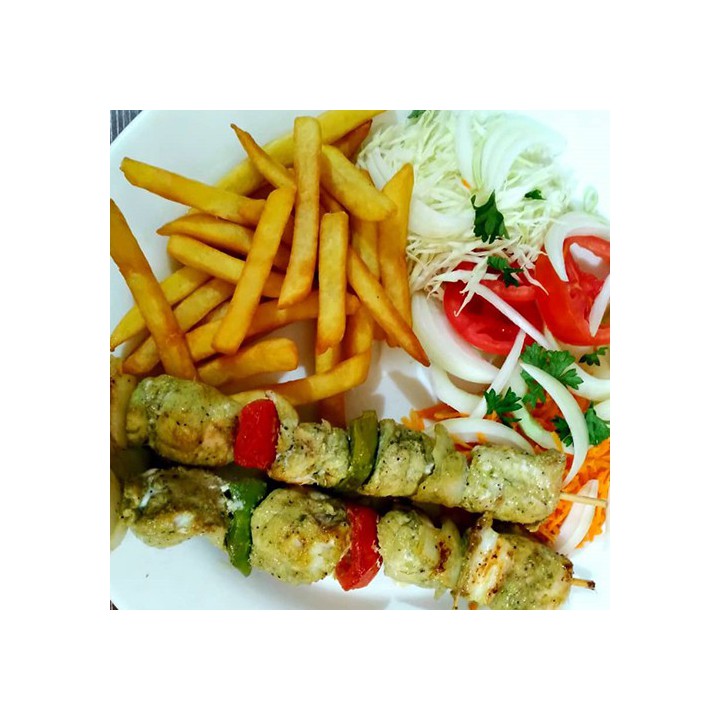 Lotte Frites et Salade