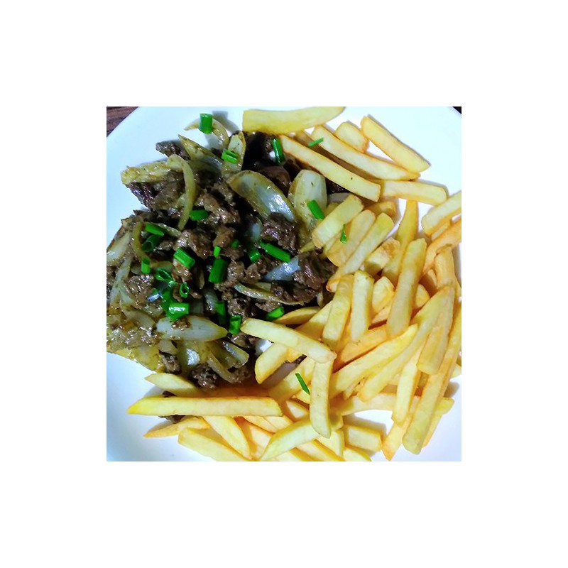 Emincé de Boeuf et Frites