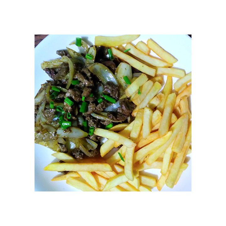 Emincé de Boeuf et Frites